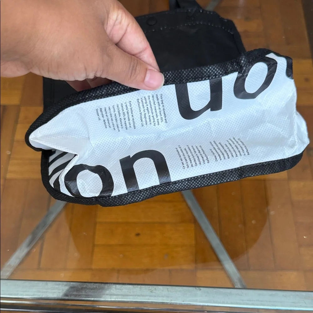 lululemon athletica Black and Yellow Tote